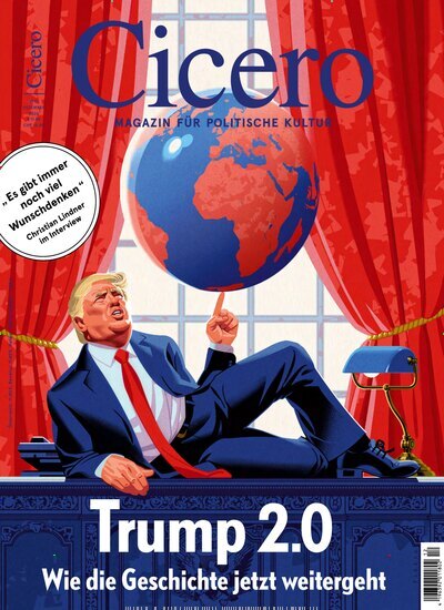 Titelbild der Ausgabe 12/2024 von Cicero. Diese Zeitschrift und viele weitere Wirtschaftsmagazine und Politikmagazine als Abo oder epaper bei United Kiosk online kaufen.