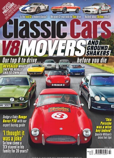 Titelbild der Ausgabe 1/2025 von Classic Cars UK. Diese Zeitschrift und viele weitere Automagazine und Motorradzeitschriften als Abo oder epaper bei United Kiosk online kaufen.