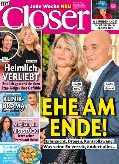 Titelbild der Ausgabe 5/2025 von Closer. Diese Zeitschrift und viele weitere Lifestylemagazine und Peoplemagazine als Abo oder epaper bei United Kiosk online kaufen.