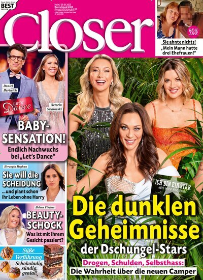 Titelbild der Ausgabe 6/2025 von Closer. Diese Zeitschrift und viele weitere Lifestylemagazine und Peoplemagazine als Abo oder epaper bei United Kiosk online kaufen.