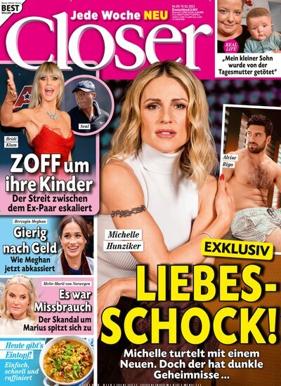 Titelbild der Ausgabe 9/2025 von Closer. Diese Zeitschrift und viele weitere Lifestylemagazine und Peoplemagazine als Abo oder epaper bei United Kiosk online kaufen.