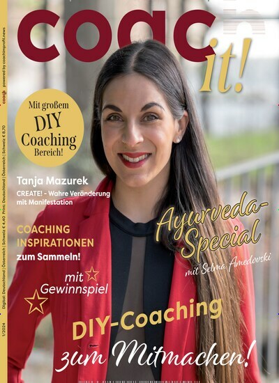 Titelbild der Ausgabe 1/2024 von coach it. Diese Zeitschrift und viele weitere Frauenzeitschriften als Abo oder epaper bei United Kiosk online kaufen.