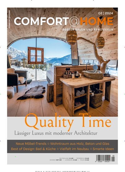 Titelbild der Ausgabe 2/2024 von Comfort@Home. Diese Zeitschrift und viele weitere Gartenzeitschriften und Wohnzeitschriften als Abo oder epaper bei United Kiosk online kaufen.