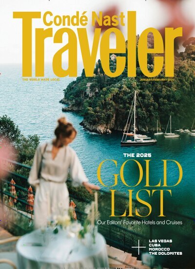 Titelbild der Ausgabe 8/2024 von Conde Nast Traveler USA. Diese Zeitschrift und viele weitere Reisemagazine, Freizeitmagazine und Wissensmagazine als Abo oder epaper bei United Kiosk online kaufen.