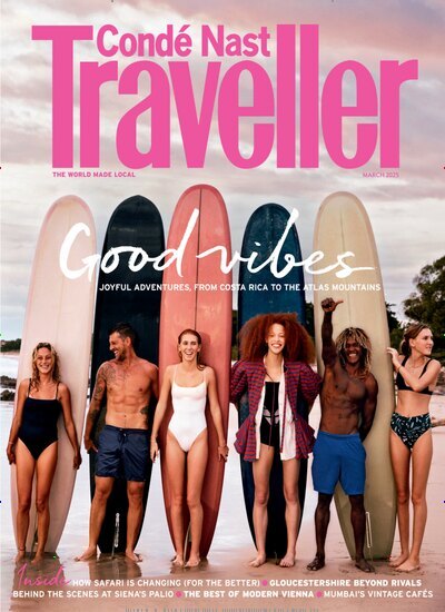 Titelbild der Ausgabe 2/2025 von Conde Nast Traveller UK. Diese Zeitschrift und viele weitere Reisemagazine, Freizeitmagazine und Wissensmagazine als Abo oder epaper bei United Kiosk online kaufen.