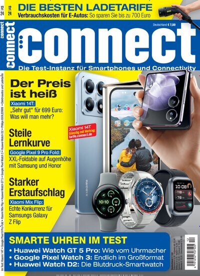 Titelbild der Ausgabe 12/2024 von connect. Diese Zeitschrift und viele weitere Audiomagazine, Filmmagazine und Fotozeitschriften als Abo oder epaper bei United Kiosk online kaufen.