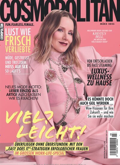 Titelbild der Ausgabe 3/2025 von Cosmopolitan. Diese Zeitschrift und viele weitere Frauenzeitschriften als Abo oder epaper bei United Kiosk online kaufen.