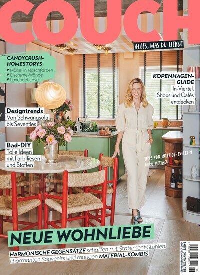 Titelbild der Ausgabe 6/2024 von Couch. Diese Zeitschrift und viele weitere Frauenzeitschriften als Abo oder epaper bei United Kiosk online kaufen.