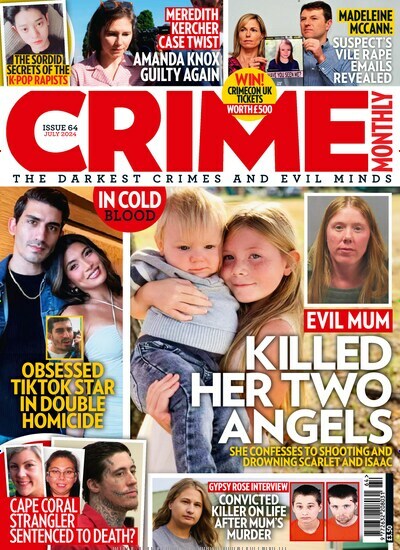 Titelbild der Ausgabe 64/2024 von Crime Monthly. Diese Zeitschrift und viele weitere Lifestylemagazine und Peoplemagazine als Abo oder epaper bei United Kiosk online kaufen.