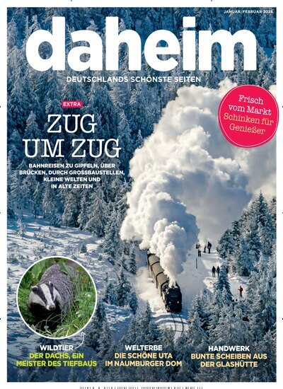 Titelbild der Ausgabe 1/2025 von daheim. Diese Zeitschrift und viele weitere Gartenzeitschriften und Wohnzeitschriften als Abo oder epaper bei United Kiosk online kaufen.