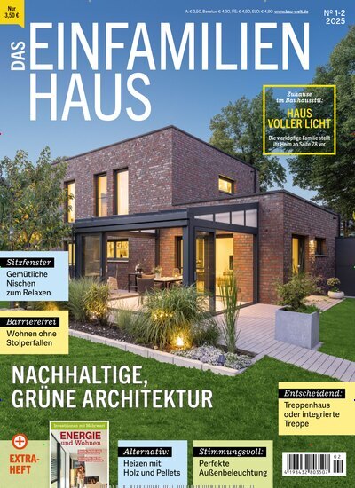 Titelbild der Ausgabe 2/2025 von Das Einfamilienhaus. Diese Zeitschrift und viele weitere Gartenzeitschriften und Wohnzeitschriften als Abo oder epaper bei United Kiosk online kaufen.