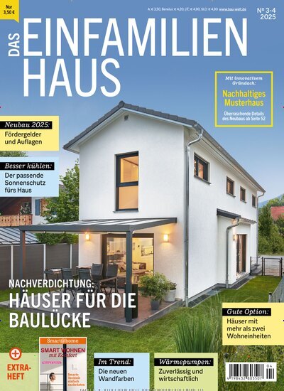 Titelbild der Ausgabe 4/2025 von Das Einfamilienhaus. Diese Zeitschrift und viele weitere Gartenzeitschriften und Wohnzeitschriften als Abo oder epaper bei United Kiosk online kaufen.