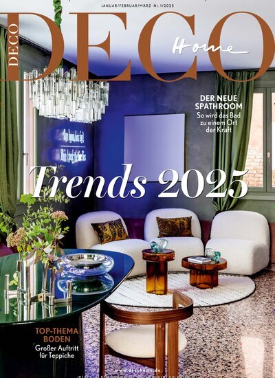 Titelbild der Ausgabe 1/2025 von Deco Home. Diese Zeitschrift und viele weitere Gartenzeitschriften und Wohnzeitschriften als Abo oder epaper bei United Kiosk online kaufen.