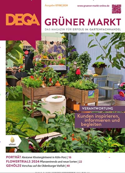 Titelbild der Ausgabe 7/2024 von Dega Grüner Markt. Diese Zeitschrift und viele weitere Naturzeitschriften, Landwirtschaftszeitungen und Umweltmagazine als Abo oder epaper bei United Kiosk online kaufen.
