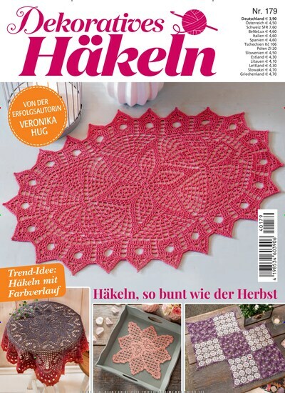 Titelbild der Ausgabe 179/2024 von Dekoratives Häkeln. Diese Zeitschrift und viele weitere Modemagazine und DIY-Magazine als Abo oder epaper bei United Kiosk online kaufen.