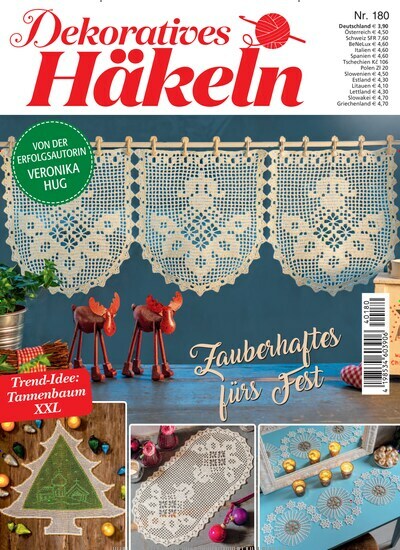 Titelbild der Ausgabe 180/2024 von Dekoratives Häkeln. Diese Zeitschrift und viele weitere Modemagazine und DIY-Magazine als Abo oder epaper bei United Kiosk online kaufen.