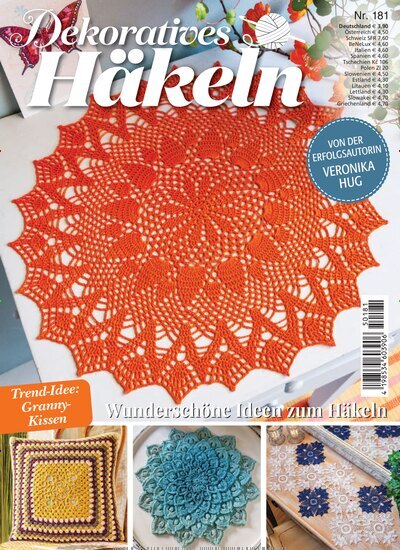 Titelbild der Ausgabe 181/2025 von Dekoratives Häkeln. Diese Zeitschrift und viele weitere Modemagazine und DIY-Magazine als Abo oder epaper bei United Kiosk online kaufen.