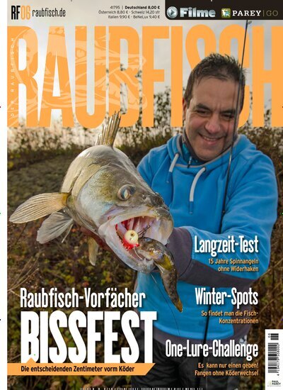 Titelbild der Ausgabe 6/2024 von Der Raubfisch (Angeln). Diese Zeitschrift und viele weitere Sportmagazine als Abo oder epaper bei United Kiosk online kaufen.