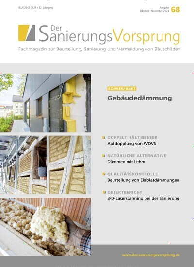 Titelbild der Ausgabe 5/2024 von Der SanierungsVorsprung. Diese Zeitschrift und viele weitere Architekturzeitschriften und Bauzeitschriften als Abo oder epaper bei United Kiosk online kaufen.