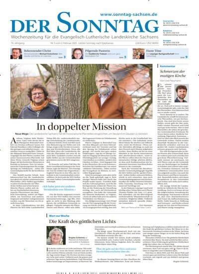 Titelbild der Ausgabe 5/2025 von Der Sonntag. Diese Zeitschrift und viele weitere Kunstmagazine und Kulturmagazine als Abo oder epaper bei United Kiosk online kaufen.