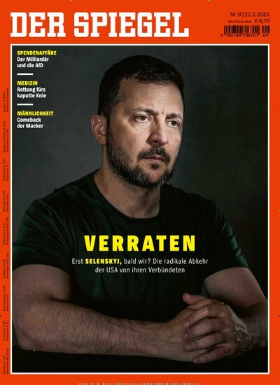 Titelbild der Ausgabe 9/2025 von Der Spiegel. Diese Zeitschrift und viele weitere Wirtschaftsmagazine und Politikmagazine als Abo oder epaper bei United Kiosk online kaufen.