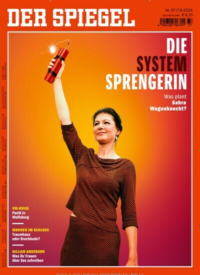 Titelbild der Ausgabe 37/2024 von Der Spiegel. Diese Zeitschrift und viele weitere Wirtschaftsmagazine und Politikmagazine als Abo oder epaper bei United Kiosk online kaufen.