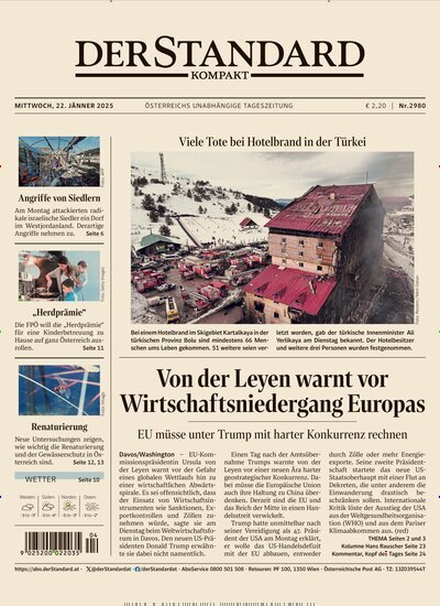 Titelbild der Ausgabe 14/2025 von Der Standard Kompakt. Diese Zeitschrift und viele weitere Zeitungsabos als Abo oder epaper bei United Kiosk online kaufen.