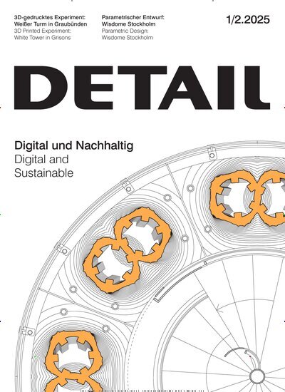 Titelbild der Ausgabe 2/2025 von Detail. Diese Zeitschrift und viele weitere Gartenzeitschriften und Wohnzeitschriften als Abo oder epaper bei United Kiosk online kaufen.