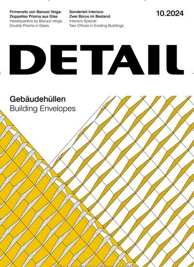 Titelbild der Ausgabe 10/2024 von Detail. Diese Zeitschrift und viele weitere Gartenzeitschriften und Wohnzeitschriften als Abo oder epaper bei United Kiosk online kaufen.