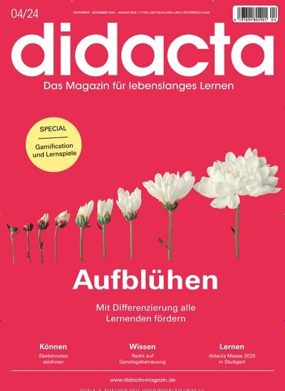 Titelbild der Ausgabe 4/2024 von didacta. Diese Zeitschrift und viele weitere Elternzeitschriften und Tierzeitschriften als Abo oder epaper bei United Kiosk online kaufen.