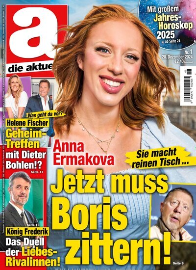 Titelbild der Ausgabe 1/2025 von die aktuelle. Diese Zeitschrift und viele weitere Frauenzeitschriften als Abo oder epaper bei United Kiosk online kaufen.