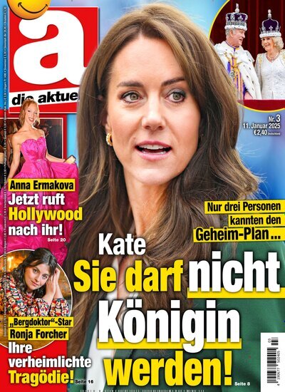 Titelbild der Ausgabe 3/2025 von die aktuelle. Diese Zeitschrift und viele weitere Frauenzeitschriften als Abo oder epaper bei United Kiosk online kaufen.