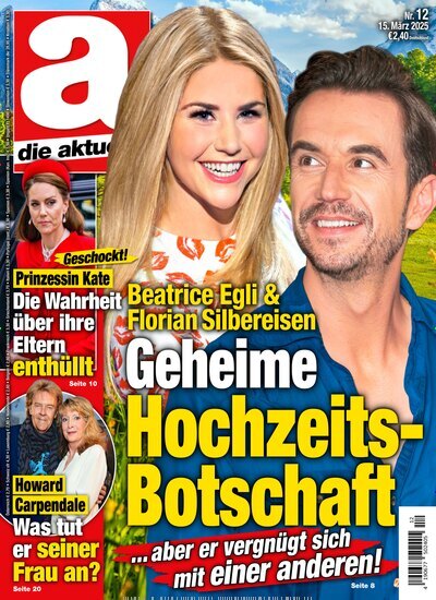 Titelbild der Ausgabe 12/2025 von die aktuelle. Diese Zeitschrift und viele weitere Frauenzeitschriften als Abo oder epaper bei United Kiosk online kaufen.