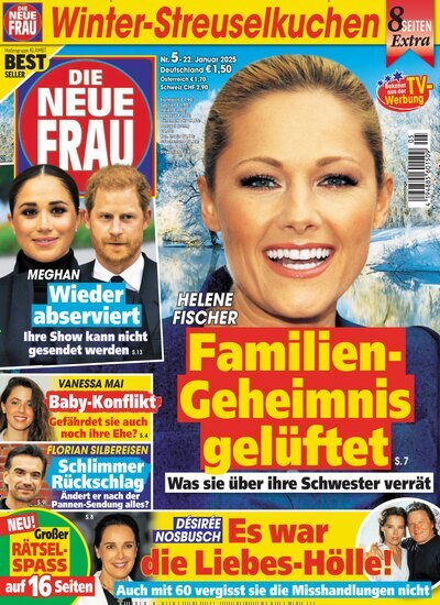 Titelbild der Ausgabe 5/2025 von Die neue Frau. Diese Zeitschrift und viele weitere Frauenzeitschriften als Abo oder epaper bei United Kiosk online kaufen.