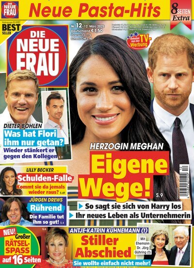 Titelbild der Ausgabe 12/2025 von Die neue Frau. Diese Zeitschrift und viele weitere Frauenzeitschriften als Abo oder epaper bei United Kiosk online kaufen.