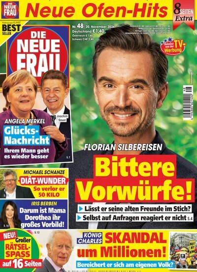 Titelbild der Ausgabe 48/2024 von Die neue Frau. Diese Zeitschrift und viele weitere Frauenzeitschriften als Abo oder epaper bei United Kiosk online kaufen.