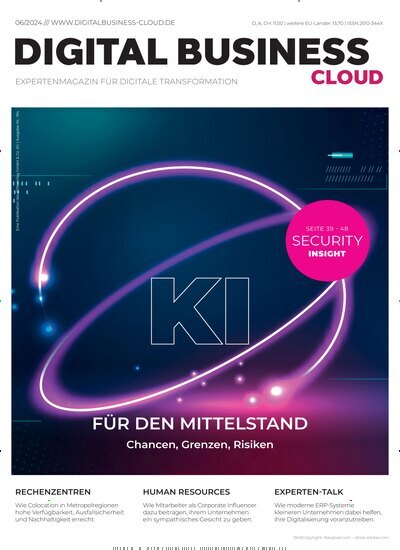 Titelbild der Ausgabe 6/2024 von Digital Business Cloud. Diese Zeitschrift und viele weitere Businessmagazine als Abo oder epaper bei United Kiosk online kaufen.