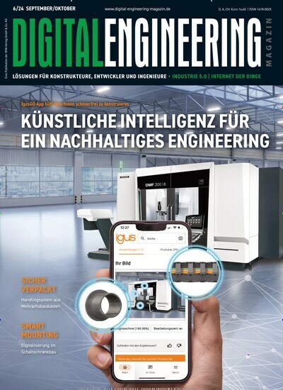 Titelbild der Ausgabe 6/2024 von Digital Engineering Magazin. Diese Zeitschrift und viele weitere Industriemagazine und Handwerkmagazine als Abo oder epaper bei United Kiosk online kaufen.