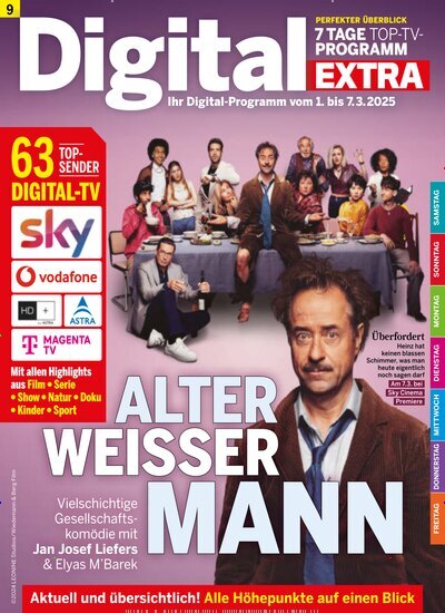 Titelbild der Ausgabe 9/2025 von Digital EXTRA. Diese Zeitschrift und viele weitere Programmzeitschriften als Abo oder epaper bei United Kiosk online kaufen.