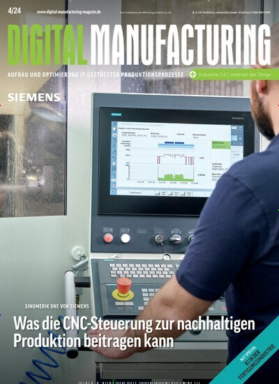 Titelbild der Ausgabe 4/2024 von Digital Manufacturing. Diese Zeitschrift und viele weitere Industriemagazine und Handwerkmagazine als Abo oder epaper bei United Kiosk online kaufen.