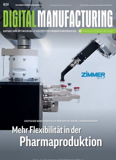 Titelbild der Ausgabe 8/2024 von Digital Manufacturing. Diese Zeitschrift und viele weitere Industriemagazine und Handwerkmagazine als Abo oder epaper bei United Kiosk online kaufen.