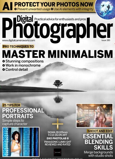 Titelbild der Ausgabe 285/2024 von Digital Photographer. Diese Zeitschrift und viele weitere Audiomagazine, Filmmagazine und Fotozeitschriften als Abo oder epaper bei United Kiosk online kaufen.