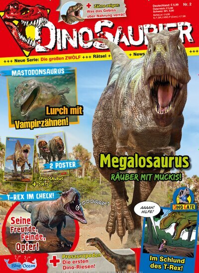 Titelbild der Ausgabe 2/2025 von Dinosaurier. Diese Zeitschrift und viele weitere Jugendzeitschriften und Kinderzeitschriften als Abo oder epaper bei United Kiosk online kaufen.