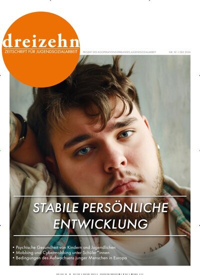 Titelbild der Ausgabe 32/2024 von dreizehn. Diese Zeitschrift und viele weitere Zeitschriften für Pädagogik als Abo oder epaper bei United Kiosk online kaufen.