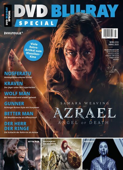 Titelbild der Ausgabe 3/2025 von DVD Blu-Ray Special. Diese Zeitschrift und viele weitere Audiomagazine, Filmmagazine und Fotozeitschriften als Abo oder epaper bei United Kiosk online kaufen.