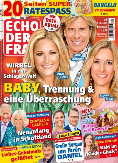 Titelbild der Ausgabe 9/2025 von Echo der Frau. Diese Zeitschrift und viele weitere Frauenzeitschriften als Abo oder epaper bei United Kiosk online kaufen.