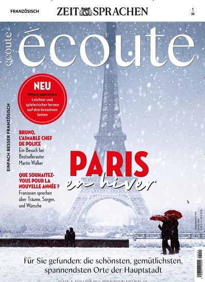 Titelbild der Ausgabe 1/2025 von Écoute. Diese Zeitschrift und viele weitere Reisemagazine, Freizeitmagazine und Wissensmagazine als Abo oder epaper bei United Kiosk online kaufen.