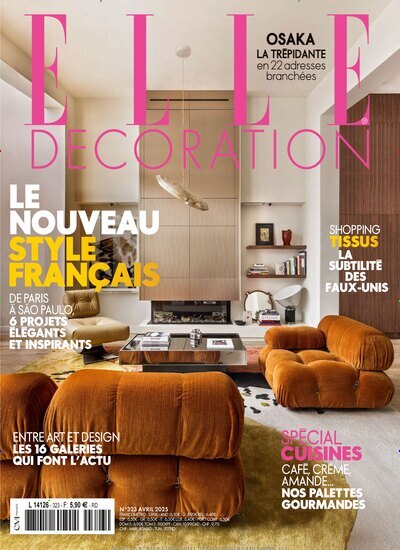 Titelbild der Ausgabe 2/2025 von Elle Decoration Frankreich. Diese Zeitschrift und viele weitere Gartenzeitschriften und Wohnzeitschriften als Abo oder epaper bei United Kiosk online kaufen.