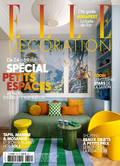 Titelbild der Ausgabe 319/2024 von Elle Decoration Frankreich. Diese Zeitschrift und viele weitere Gartenzeitschriften und Wohnzeitschriften als Abo oder epaper bei United Kiosk online kaufen.