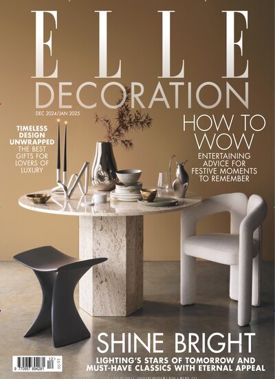 Titelbild der Ausgabe 12/2024 von Elle Decoration UK. Diese Zeitschrift und viele weitere Gartenzeitschriften und Wohnzeitschriften als Abo oder epaper bei United Kiosk online kaufen.